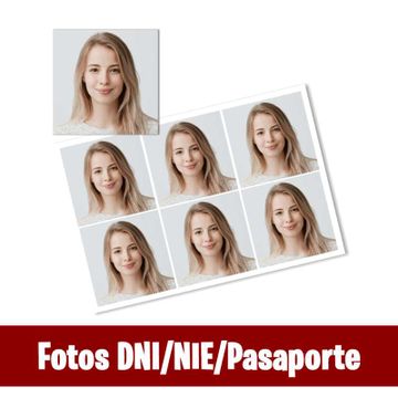 Tarjeta fotos DNI/NIE/Pasaporte